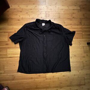 Vintage Lady Graff Plus Size Bow Tie Blouse XXL